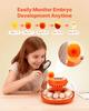 12 Egg Incubator, Automatic Egg Turner with LED Candler, Temperature & Humidity Control, 360° View Clear Window, Poultry Eggs Incubator for Home Farm,