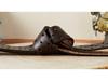 Korean Style Double Pin Buckle Leather Belt for Men - Genuine Cowhide Retro Youth Jeans Waist Belt