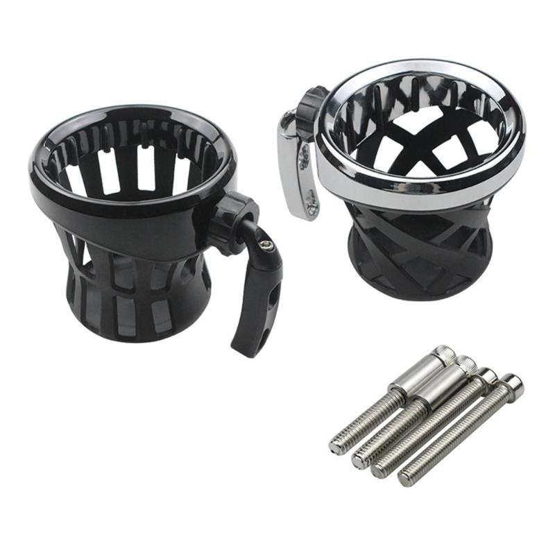 Bike Drink Cup Mount with Bar Bracket and Open Base Cup Frame Modification Part for Gl1800 F6B 2018-2022 Commutes, Fuel Stops, and Road Travel Each