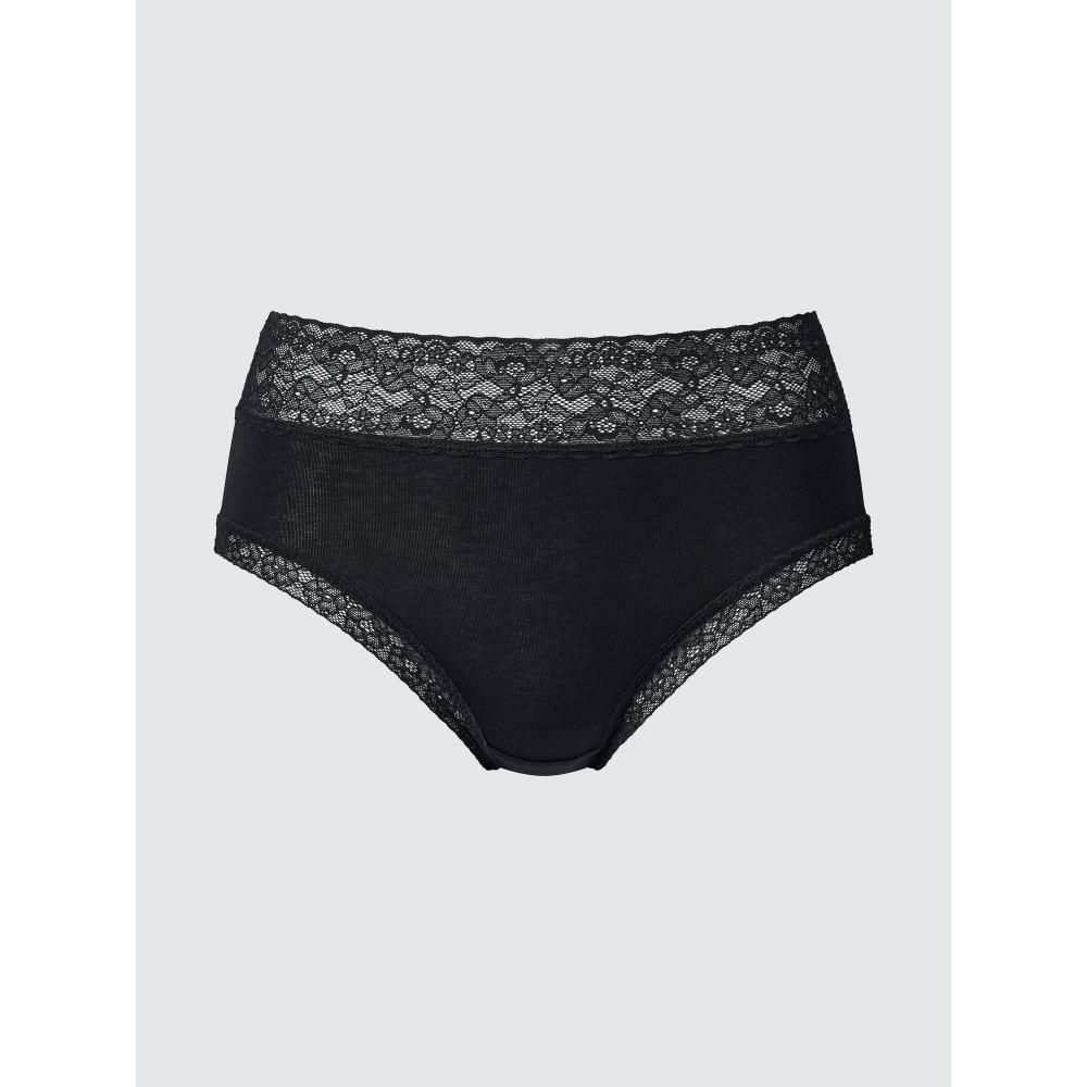 Uniqlo Japan Soft Modal Shorts Just Waist Wide Lace