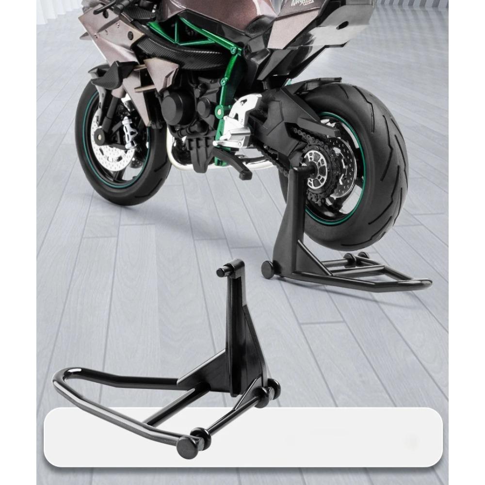 1/10 Kawasaki H2R Alloy Die Cast Motorcycle Model Vehicle Collection Sound and Light Off Road Autocycle Toys Car