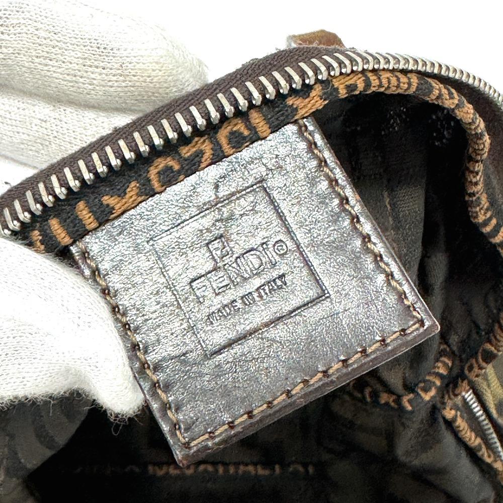 Fendi Zucca Pattern Logo Hardware Hand Bag, All-Over Print Shoulder Bag Tote Bag