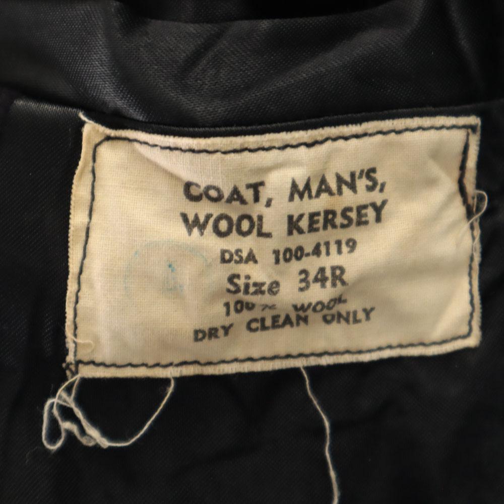 US NAVY 60s Wool DSA Vintage Pea Coat 34R Navy Men's Used