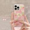 IPhone 14 Pro Max Case, Full Protection Anti-Drop Cover, Creative Transparent Painted Oil Painting Card Tulip Desig