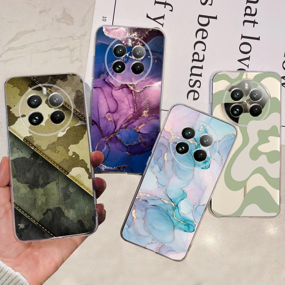 For Realme 12 Pro Plus Case Soft Clear TPU Silicone Phone Case For Realme 12 Pro Pro+ Cute Cartoon Shockproof Back Cover Fundas
