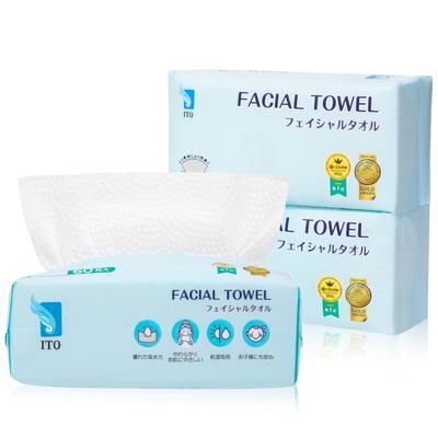 ITO čistící ručníky 3-balení 60ct | OEKO-TEX Certified Baby-Friendly | Jemný reliéfní design pro citlivou pokožku | Jednorázové ručníky na obličej a pleť
