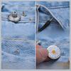 Adjustable No-Sew Metal Buttons for Denim, Removable Waist-Tightening Magic Button