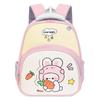 Childrens Backpack Cartoon With Bear And Rabbit Print Design For Daily Use
