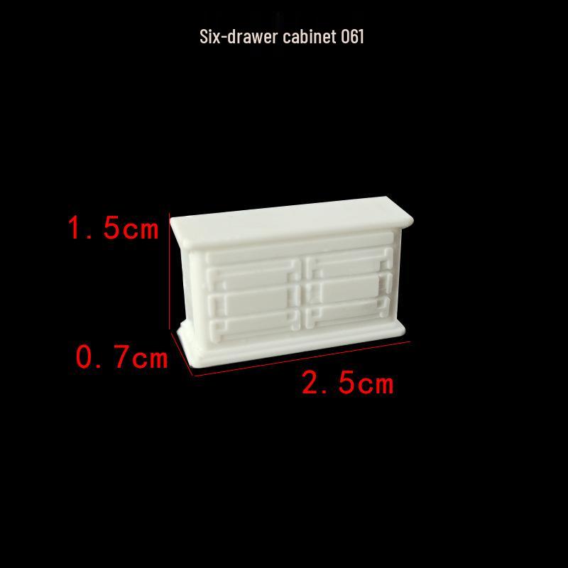 1:50 Scale Model Materials: Sand Table, DIY Indoor Furniture, Wardrobe, Bedside Table, Bookshelf, Wine Cabinet