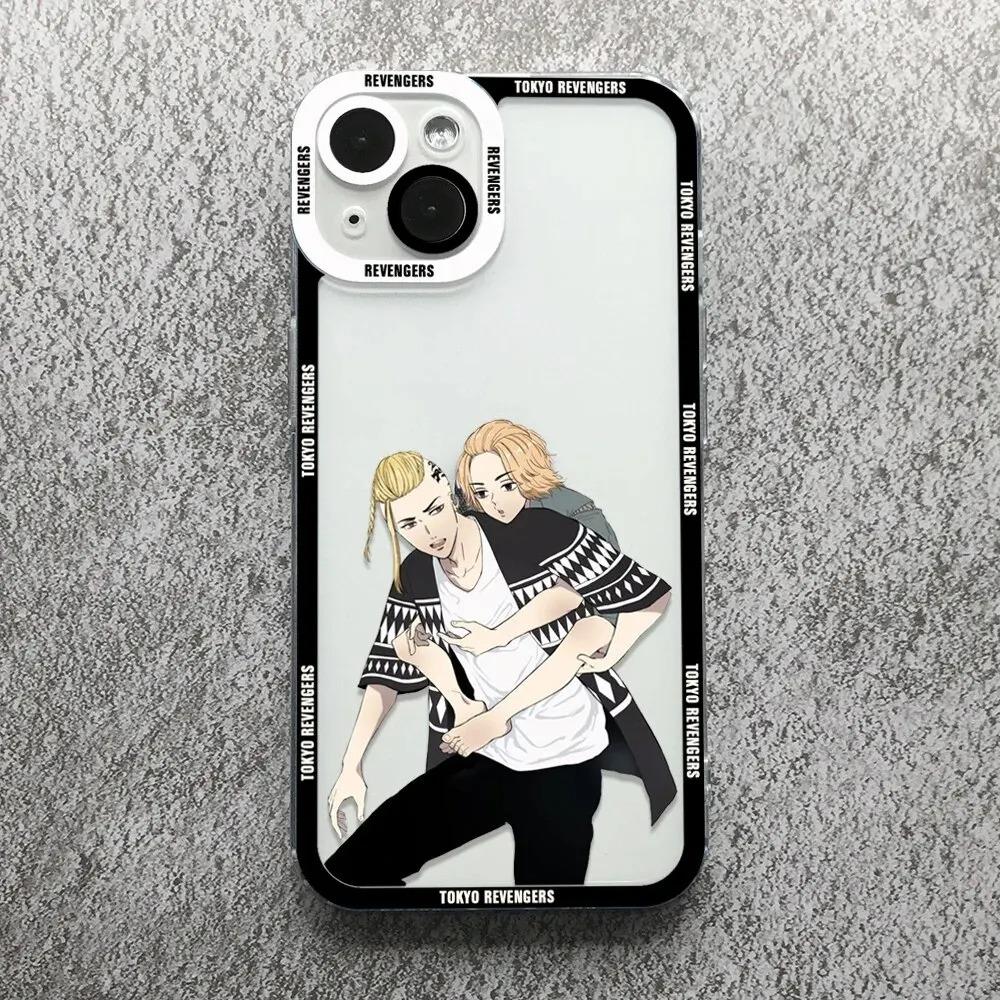 Tokyo Revengers Anime Phone Case For iPhone 16 15 14 13 12 11 Pro Max XS X XR 7 8 SE Covers Transparent Fundas
