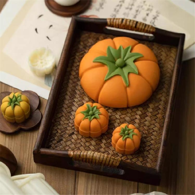 Baking Molds Cake Molds Baking Supplies Pumpkin Shape Dessert Molds ABS Texture Baking Accessories Suitable for Baking