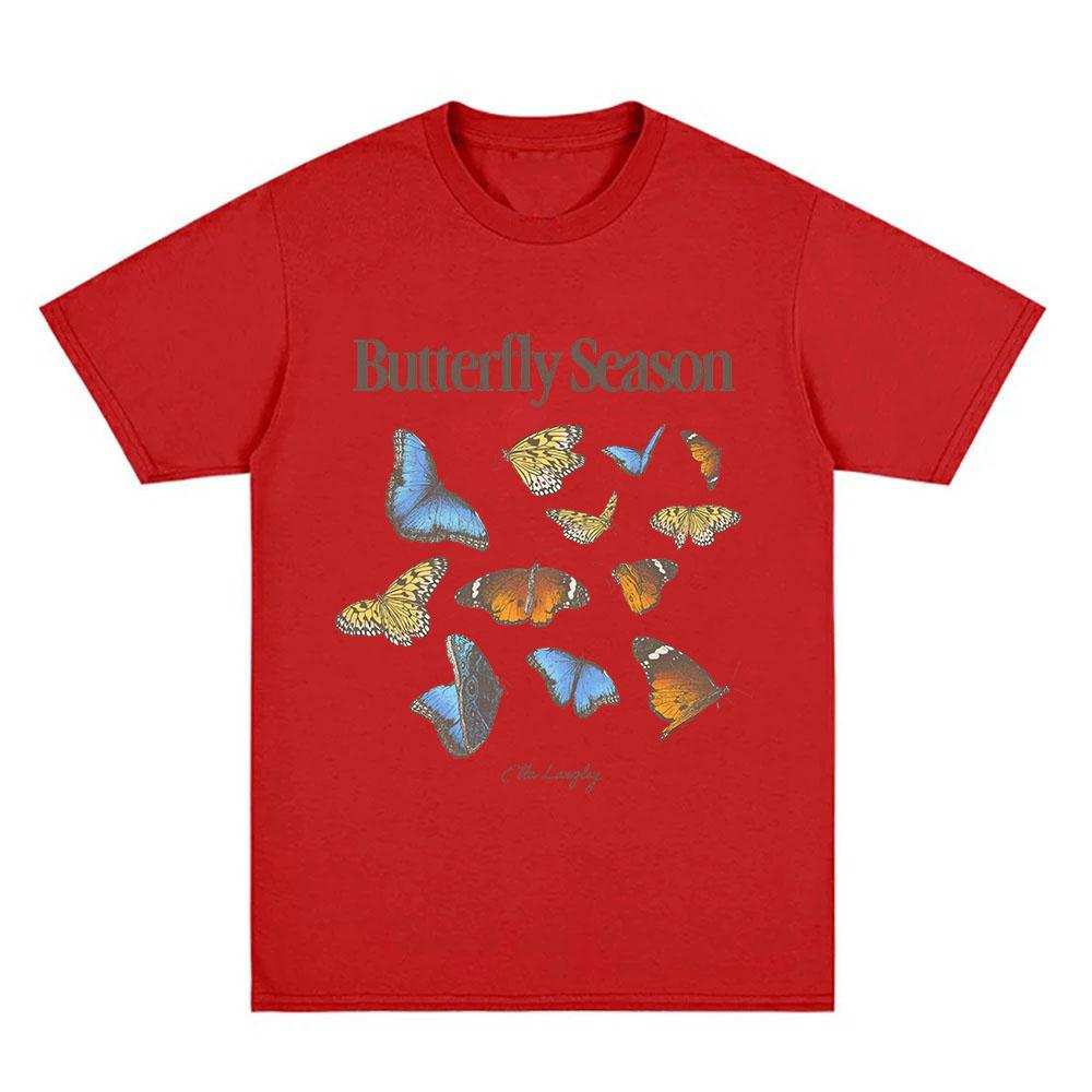 

Ella Langley Graphic Print T-shirt 100% Cotton Tees Trendy Pop Streetwear Women Men Casual Fashion Round Neck Adult Tops Summer XS