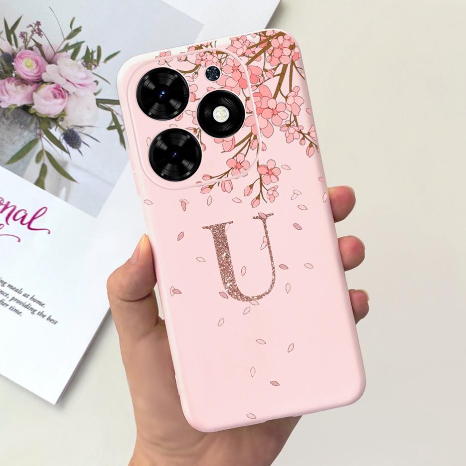 For Infinix Hot 40 Case Infinix Hot 40i Cute Crown Letters Back Cover Phone Case For Infinix Hot 40 Pro Hot40 Hot40i Soft Fundas
