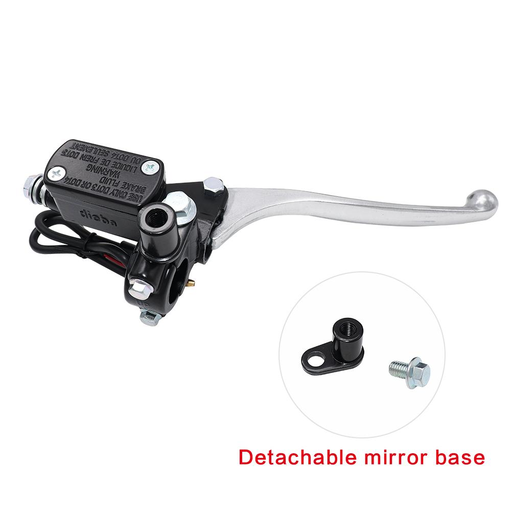 Universal 14mm Black 7/8" 22mm Motorcycle Front Brake Clutch Master Cylinder Motorbike Hydraulic Pump Motorbike Brake Lever