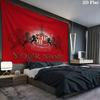 Sunderland A.F Custom Name Wall Tapestry Aesthetic Wall Hanging Printed Fabric Blanket Decorative Tapestries for Bedroom Living Room Home Decor