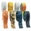 Decorative Strip Colorful Resin Rhinestone Shiny Flexible Rhinestone Strip Self Adhesive DIY Rhinestone Sticker Garment Decor