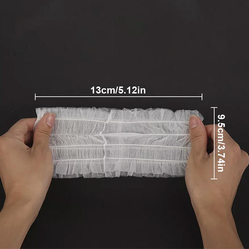 100 Stück Einweg-Spa-Stirnbänder Weiche Vlies-Gesichtshaarband Elastische Haut