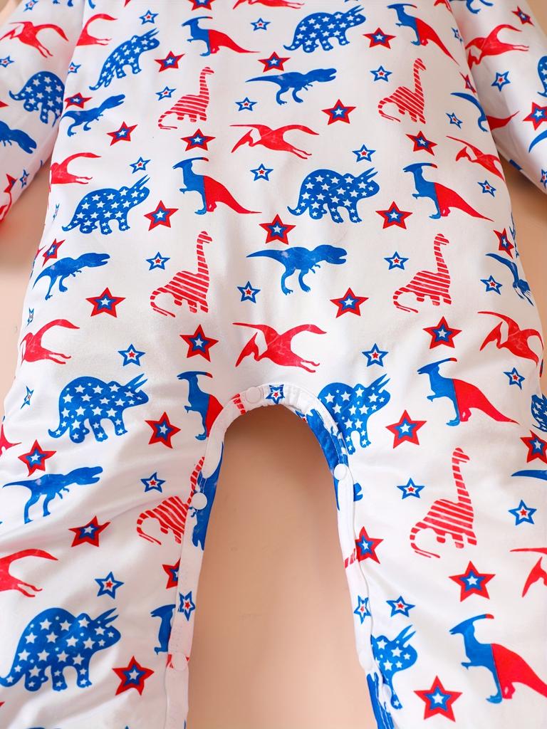 20223 herbst Winter Baby Langarm Body Neugeborenen Nette Dinosaurier Cartoon Body