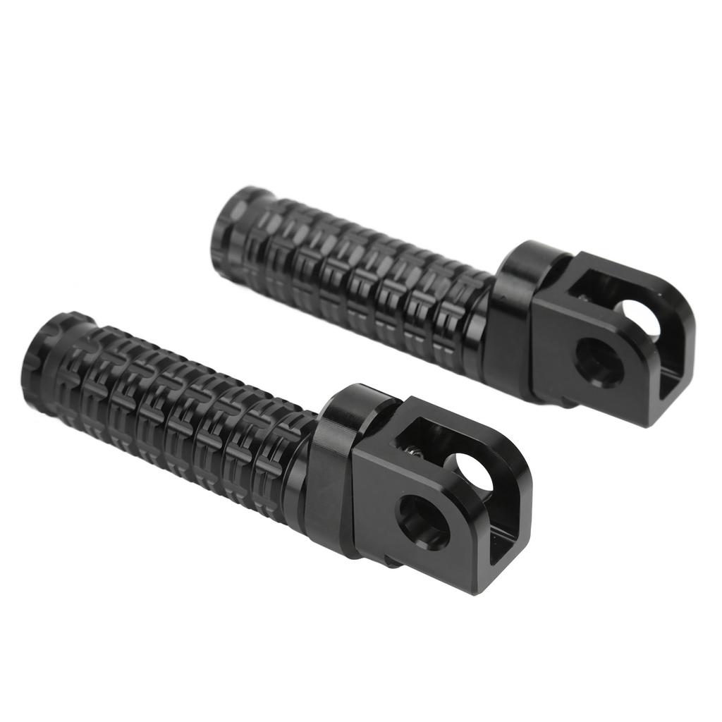 Motorcycle Front Footpegs Footrests Pedals CNC Aluminum Alloy Replacement for CFMOTO 650NK 400NK 250NK 150NK 650MT 800MT Black