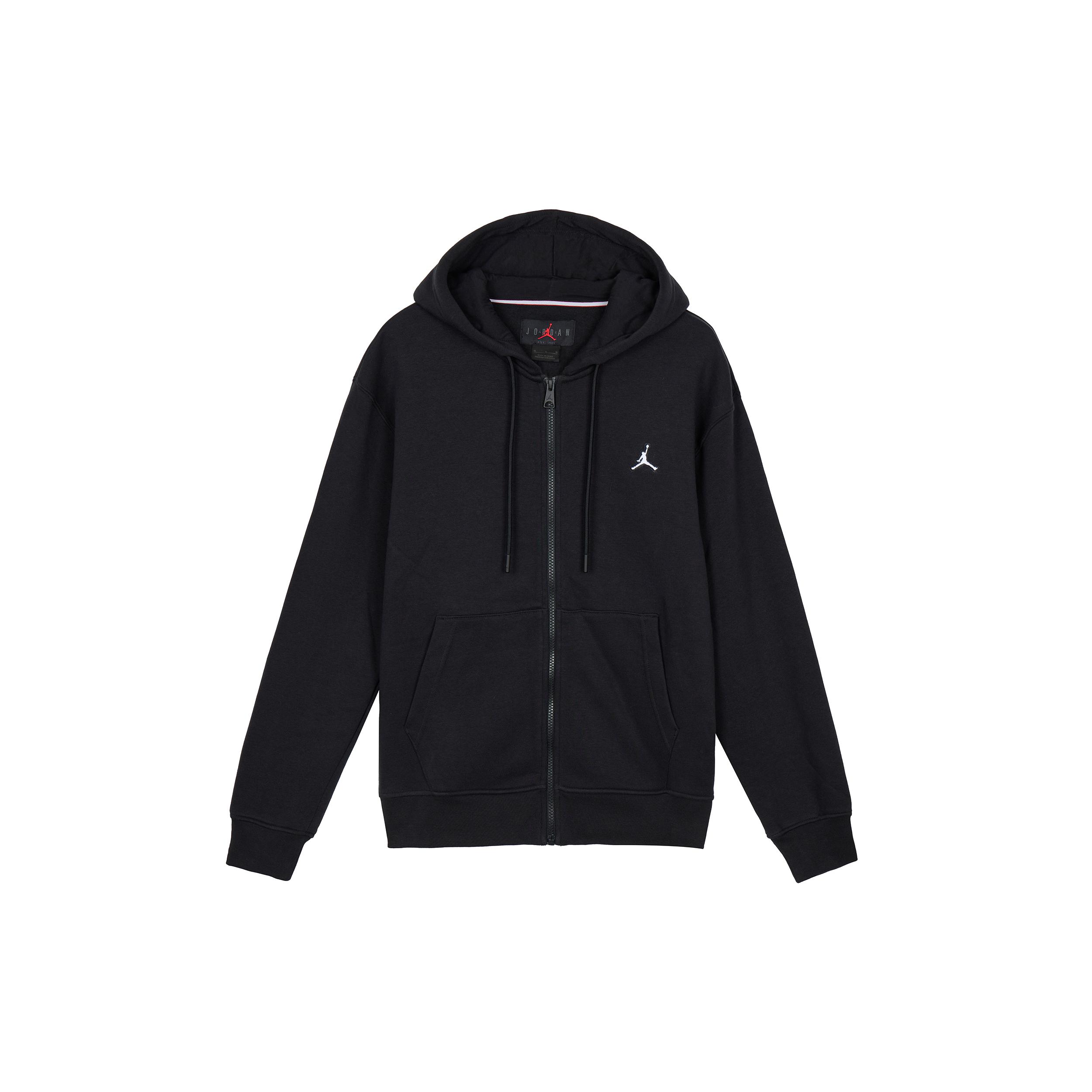 Jordan MJ ESS FLC FZ Sweatshirt Men s Black DQ7351-010 M