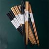 Simple And Portable Chestnut Hexagonal Chopsticks Bamboo Joint Design Household Chopsticks Restaurant Wooden Chopsticks