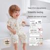 Labi Kids' Summer Gauze Short Sleeve Capri Loungewear Set