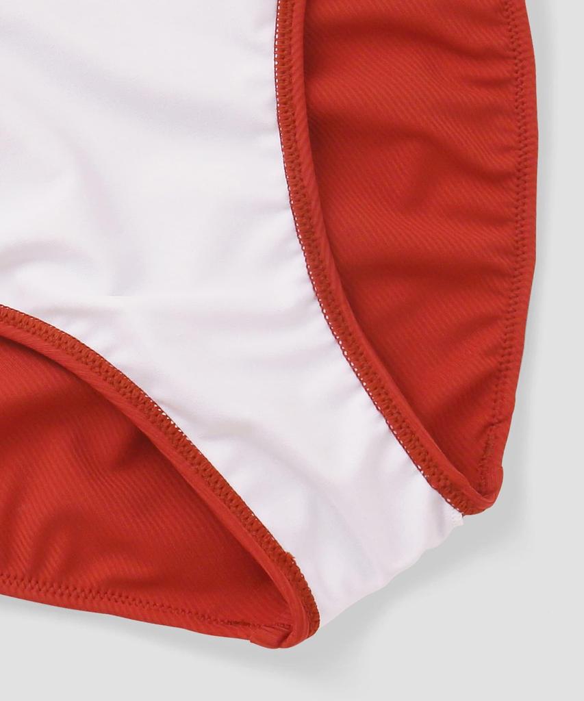 Swimwear Bikini Jointly Developed with But Creates a Plump and Beautiful Bust Bikini Orange [Sanai Paradise] Set, Wacoal, Non-wired [Double Up]