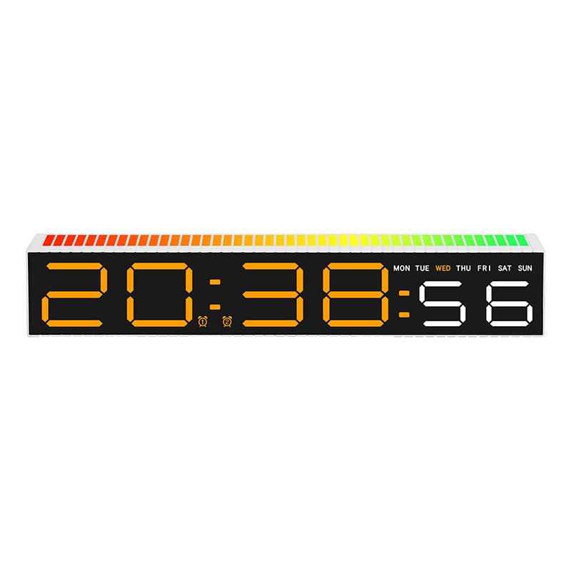 Creative LED Sound-Activated Alarm Clock with Tabletop Design 5517