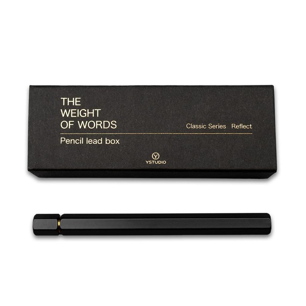 ystudio Y Studio External Sharp Lead Case Brass STAT 07 B Black Bonus Included