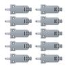 10Pcs Cabinet Door Buffer Heavy?Duty Adjustable Damping Bumper Reinforced Silencer Mute