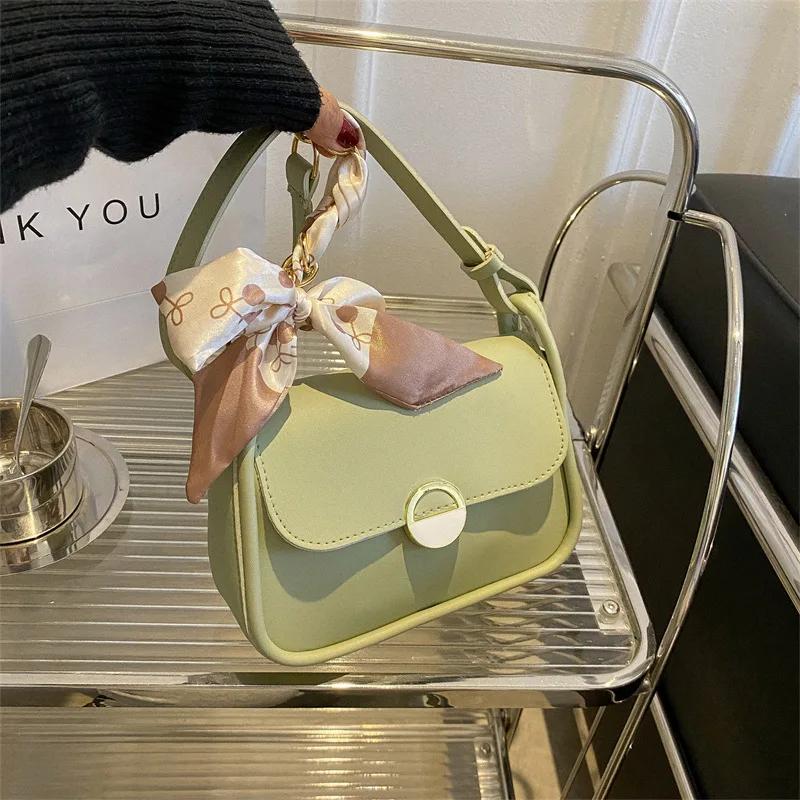 Borsa sottobraccio stile straniero da donna Nuova alla moda Borsa a tracolla con catena Borsa quadrata piccola Borsa a tracolla singola