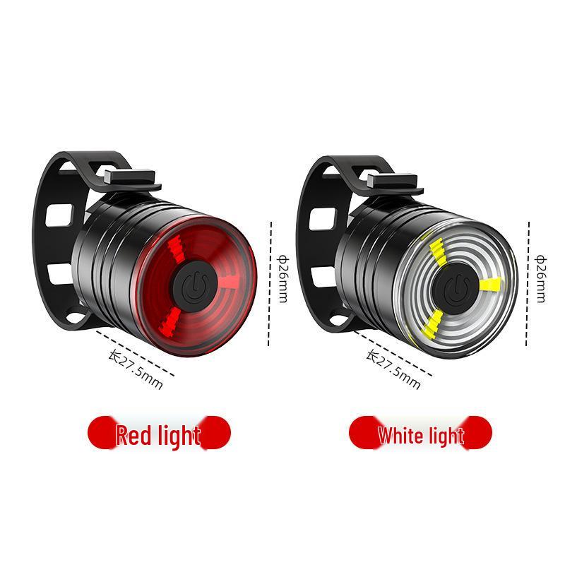 LED Bicycle Helmet and Tail Light Set for Road and Mountain Bikes