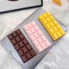 *Simulated Chocolate Squeeze Toy Pu Soft And Slow Rebound Office Stress Relief Toy Hand Relaxation Gift Desktop Ornament