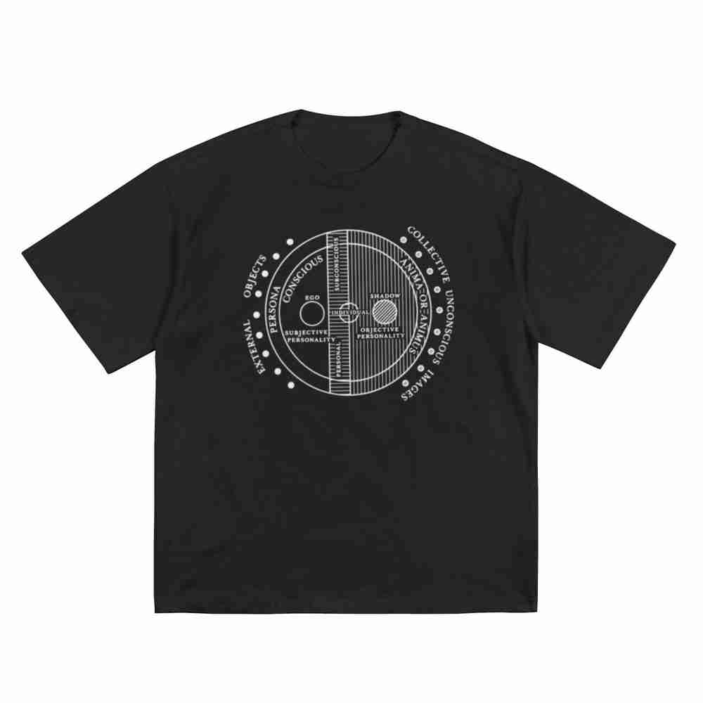 Jungs Model Of The Psyche Short Sleeve Tee 100 Cotton TShirt
