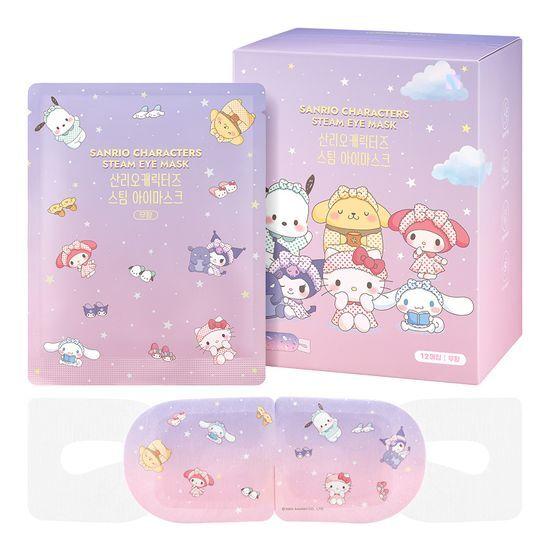Sanrio Characters Steam Eye Mask (12 pieces)
