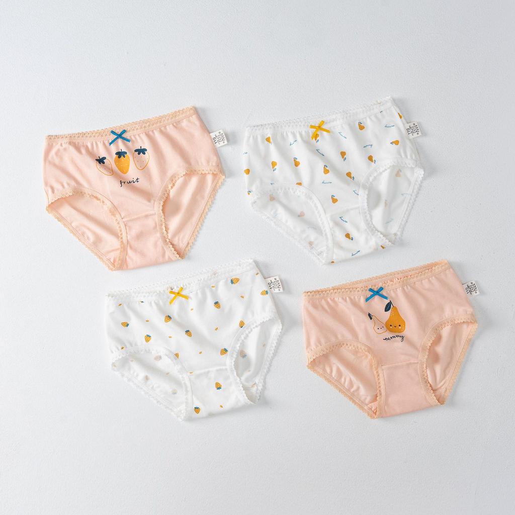 Girls' Custom Anti-Chafing Antibacterial Boxer Briefs & Triangle Shorts - 3 Pack