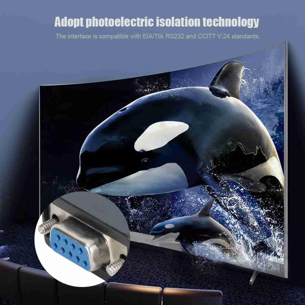 7500V Puls RS232 zu 232 Konverter 0-57600BPS Optischer Isolator Geräteschutz