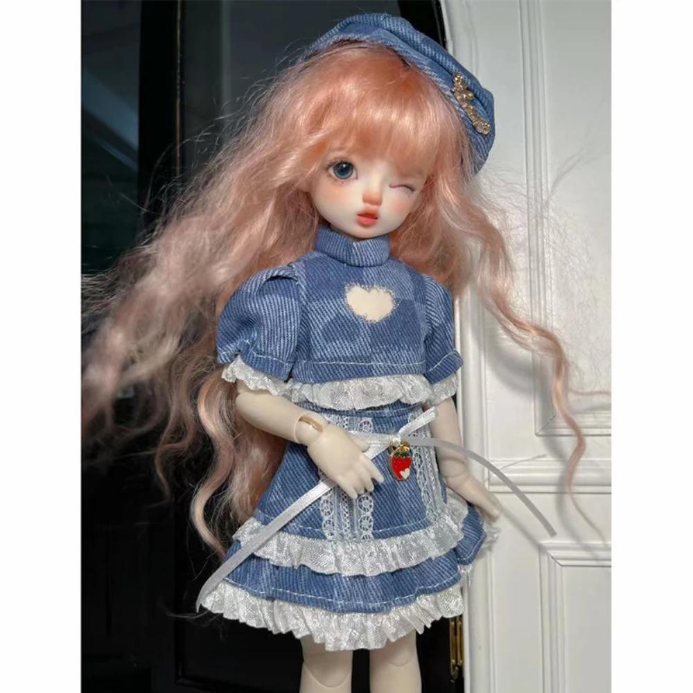 

Модная Милая Повседневная Одежда для Куклы 30 см 1/6 BJD Набор Наряда для Куклы Платье Принцессы Игрушка для Девочки Подарок Аксессуары для Куклы Праздничный Подарок