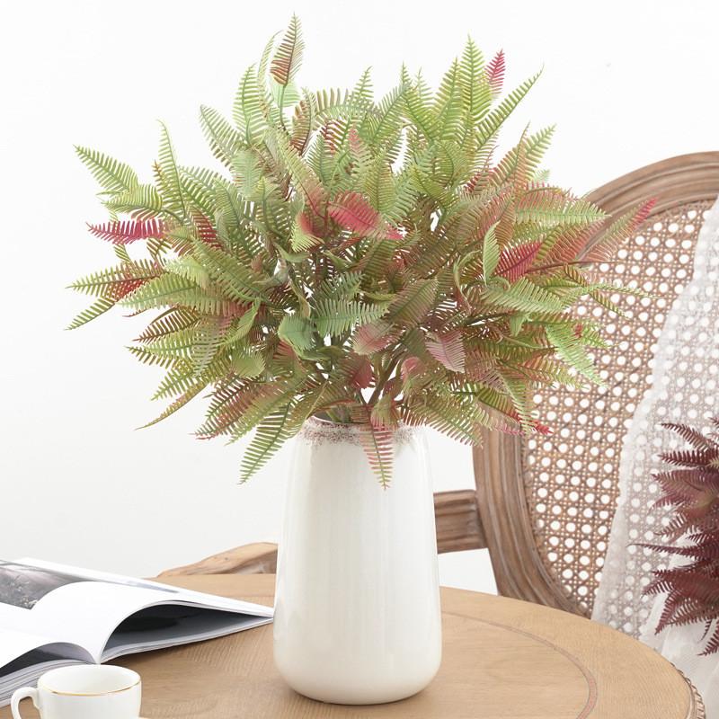 Fern Greenery Faux With Plastic Craft For Home Decor Garden Photography Props