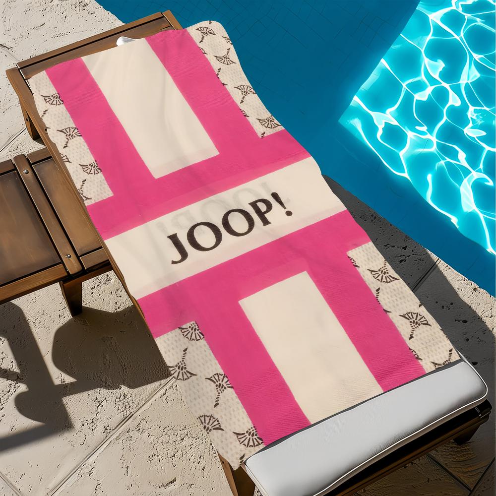 JOOP! Toalla de Playa Absorbente, Toalla de Baño de Microfibra de Secado Rápido, Toalla Suave con Estampado de Lujo para Playa, Piscina, Viaje, Toalla de Baño