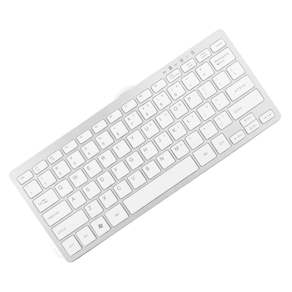 USB-Tastatur mit Kabel 78 Tasten Dünn Tragbar Rutschfest Tastatur für Laptops Desktops