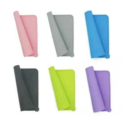 1pcs Silicone Waterproof Pet Mat For Dog Cat Pet Food Pad Pet Bowl Drinking Mat Dog Feeding Placemat Portable Outdoor Feeding