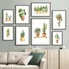 Cactus Tigre Pilan Monstera Piante Verdi Arte Murale Poster Nordici Pittura su Tela E Stampe Immagini da Parete Per Arredamento Soggiorno