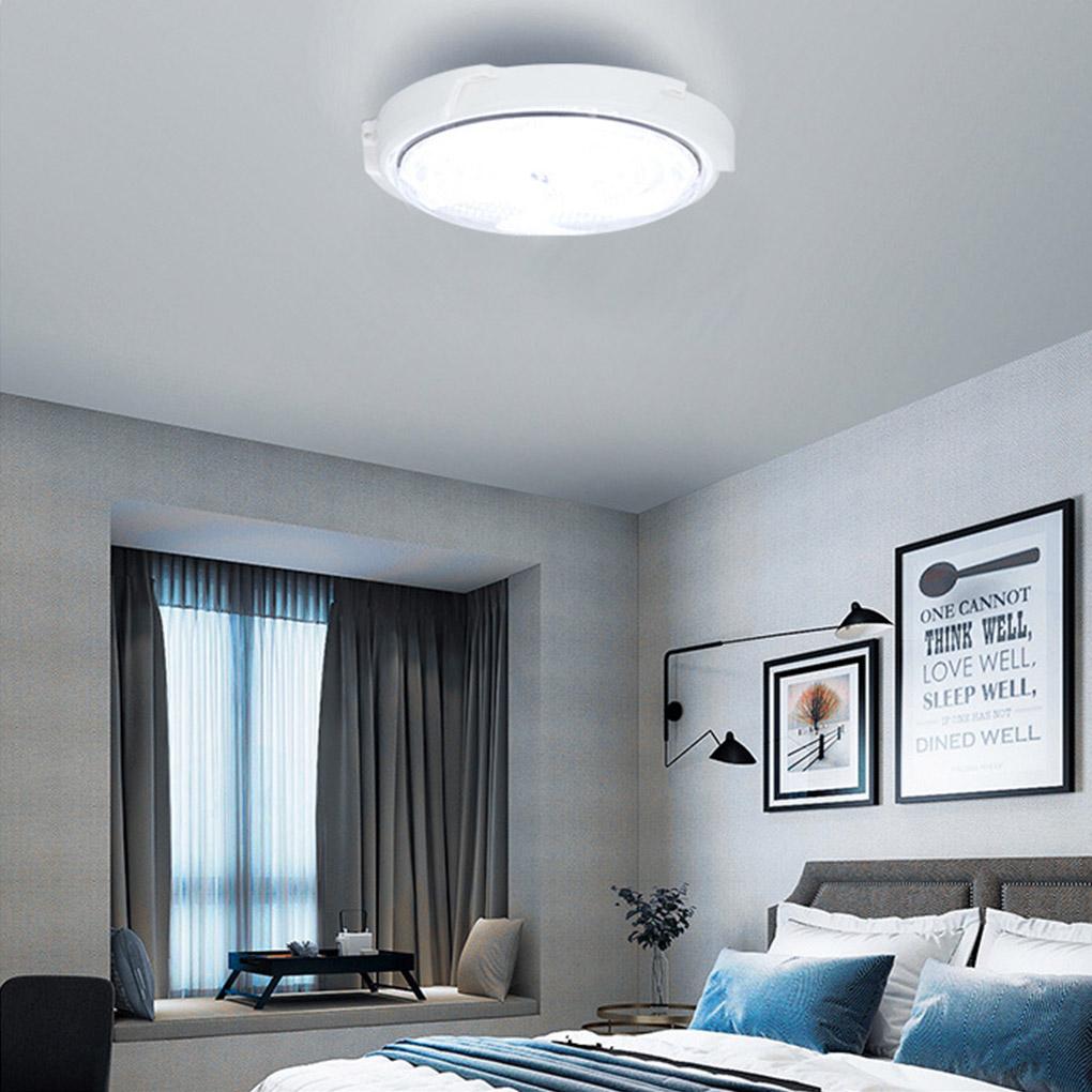 Solar Powered Ceiling Lamp Remote Control Rechargeable Battery Powered Sealed Bedroom Balcony Light-operated Dustproof Light