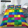 Set Copripiumino Geometrico King Size Tonalità Bianco Oro Set Biancheria da Letto Bohemien Morbido Copripiumino con Federa Copripiumino Singolo