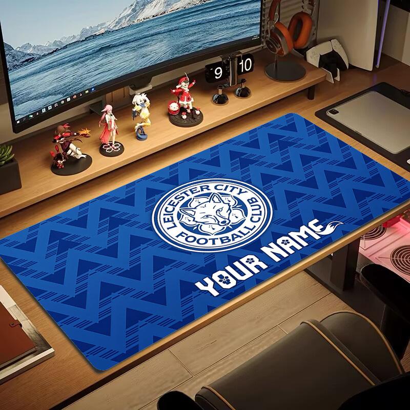 Leicester City Football Club Print Cushion Non-slip Laptop Tablet Big Mousepad XXL Mat Mini PC Playmat With Lock edge