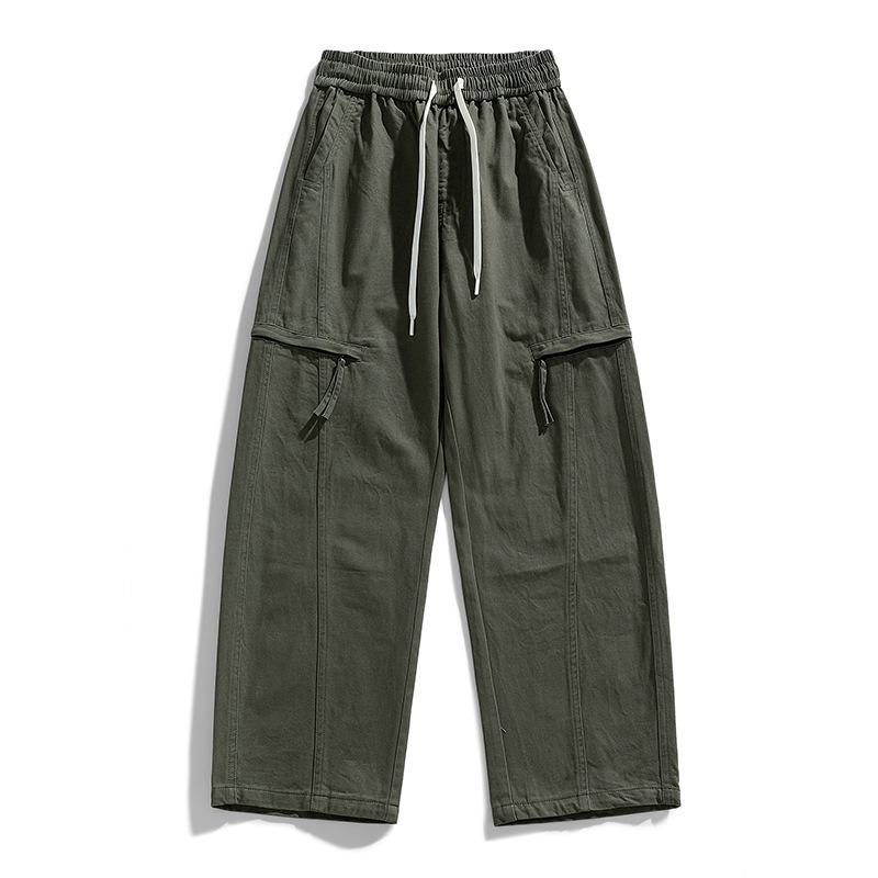 

Весенне-осенние новые брюки-карго, ветрозащитные, на молнии, брюки парашютиста-ятагана, модные универсальные брюки 3XL