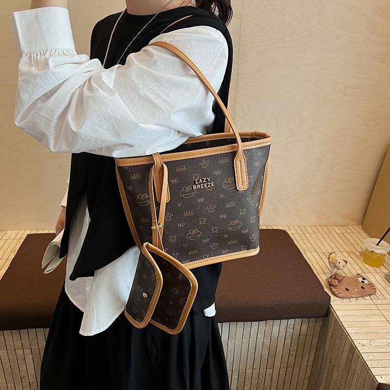 

Повседневная сумка для поездок на работу женская большой вместимости новая женская универсальная сумка через плечо для покупок модная сумка-тоут