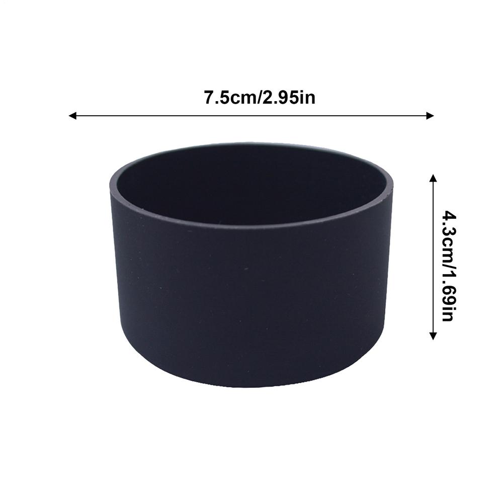 Water Bottle Silicone Boot Cover Anti-Slip Silicone Protective Boot Sleeve Bottom Protector Bottle Tumbler Boot Bottle Accessory