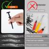 Plastic Straps Universal Car Nylon Cable Tie Buckles Heavy Duty Self-Locking Zip Ties Holder with Pin Button Fasteners Resistant